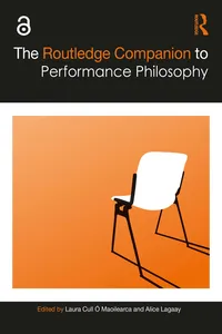 The Routledge Companion to Performance Philosophy_cover