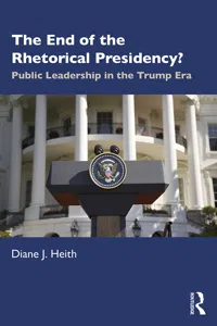 The End of the Rhetorical Presidency?_cover