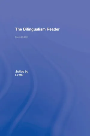 The Bilingualism Reader