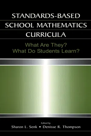 Standards-based School Mathematics Curricula