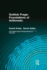 Gottlob Frege: Foundations of Arithmetic_cover