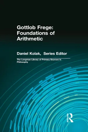 Gottlob Frege: Foundations of Arithmetic