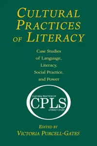 Cultural Practices of Literacy_cover