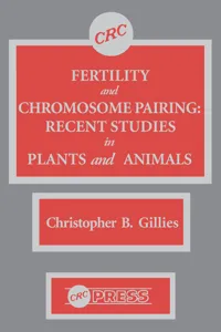 Fertility and Chromosome Pairing_cover