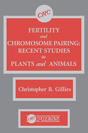 Fertility and Chromosome Pairing