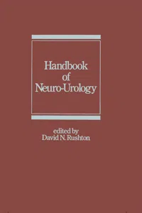 Handbook of Neuro-Urology_cover