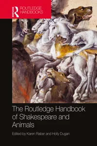 The Routledge Handbook of Shakespeare and Animals_cover
