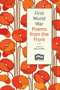 First World War Poems from the Front_cover