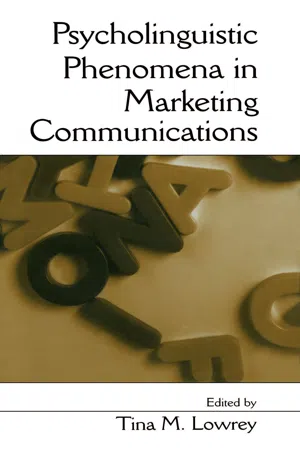 Psycholinguistic Phenomena in Marketing Communications