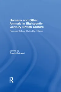 Humans and Other Animals in Eighteenth-Century British Culture_cover