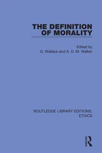 The Definition of Morality_cover