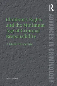 Children's Rights and the Minimum Age of Criminal Responsibility_cover