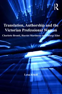 Translation, Authorship and the Victorian Professional Woman_cover