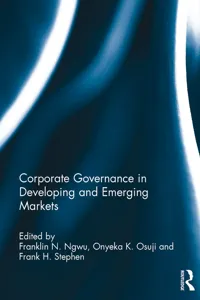 Corporate Governance in Developing and Emerging Markets_cover