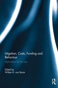Litigation, Costs, Funding and Behaviour_cover