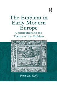 The Emblem in Early Modern Europe_cover