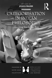 Categorisation in Indian Philosophy_cover