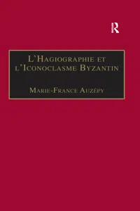 L'Hagiographie et l'Iconoclasme Byzantin_cover