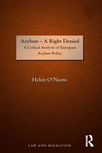 Asylum - A Right Denied_cover