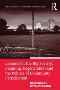 Lessons for the Big Society: Planning, Regeneration and the Politics of Community Participation_cover