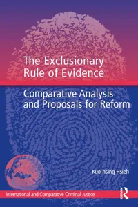 The Exclusionary Rule of Evidence_cover
