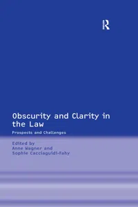 Obscurity and Clarity in the Law_cover