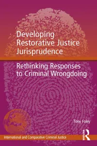 Developing Restorative Justice Jurisprudence_cover