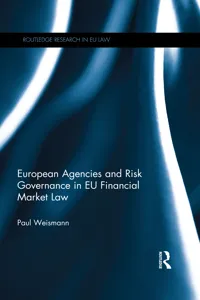 European Agencies and Risk Governance in EU Financial Market Law_cover