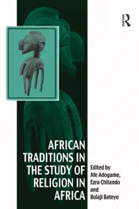 African Traditions in the Study of Religion in Africa_cover