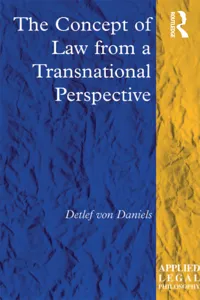 The Concept of Law from a Transnational Perspective_cover