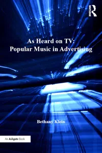 As Heard on TV: Popular Music in Advertising_cover