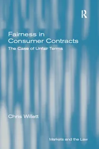 Fairness in Consumer Contracts_cover