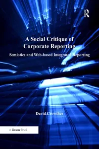 A Social Critique of Corporate Reporting_cover