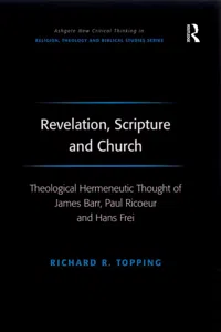 Revelation, Scripture and Church_cover