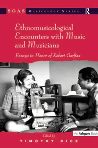 Ethnomusicological Encounters with Music and Musicians_cover