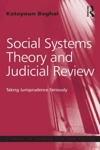 Social Systems Theory and Judicial Review_cover