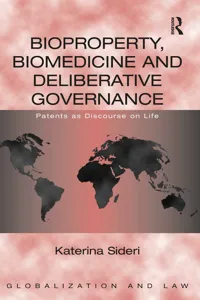 Bioproperty, Biomedicine and Deliberative Governance_cover
