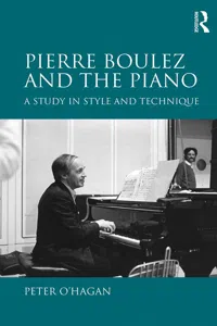 Pierre Boulez and the Piano_cover