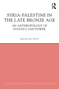 Syria-Palestine in The Late Bronze Age_cover