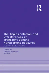 The Implementation and Effectiveness of Transport Demand Management Measures_cover