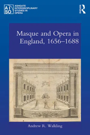 Masque and Opera in England, 1656-1688