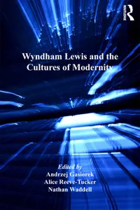 Wyndham Lewis and the Cultures of Modernity_cover