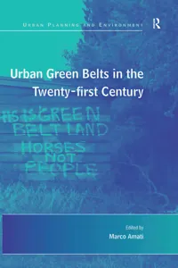 Urban Green Belts in the Twenty-first Century_cover