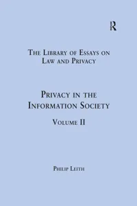 Privacy in the Information Society_cover