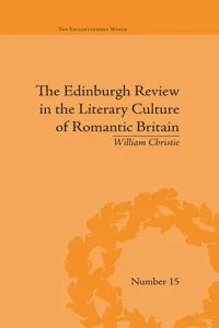 The Edinburgh Review in the Literary Culture of Romantic Britain_cover