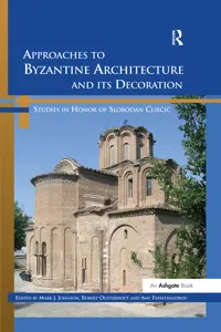 Approaches to Byzantine Architecture and its Decoration_cover