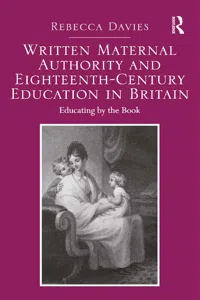 Written Maternal Authority and Eighteenth-Century Education in Britain_cover