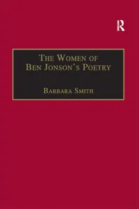 The Women of Ben Jonson's Poetry_cover