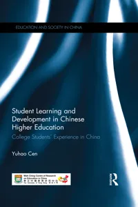 Student Learning and Development in Chinese Higher Education_cover