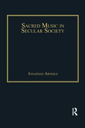 Sacred Music in Secular Society